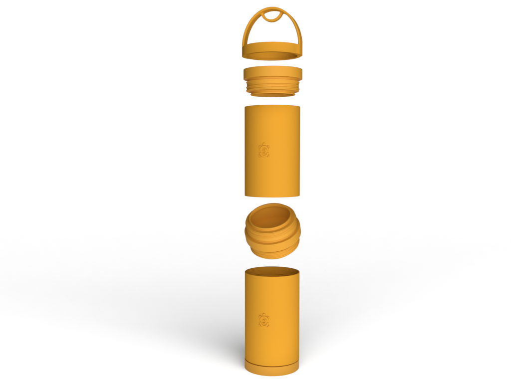 26oz TurtleShell™ Wide Mouth Stainless Steel Bottle w/ Handle