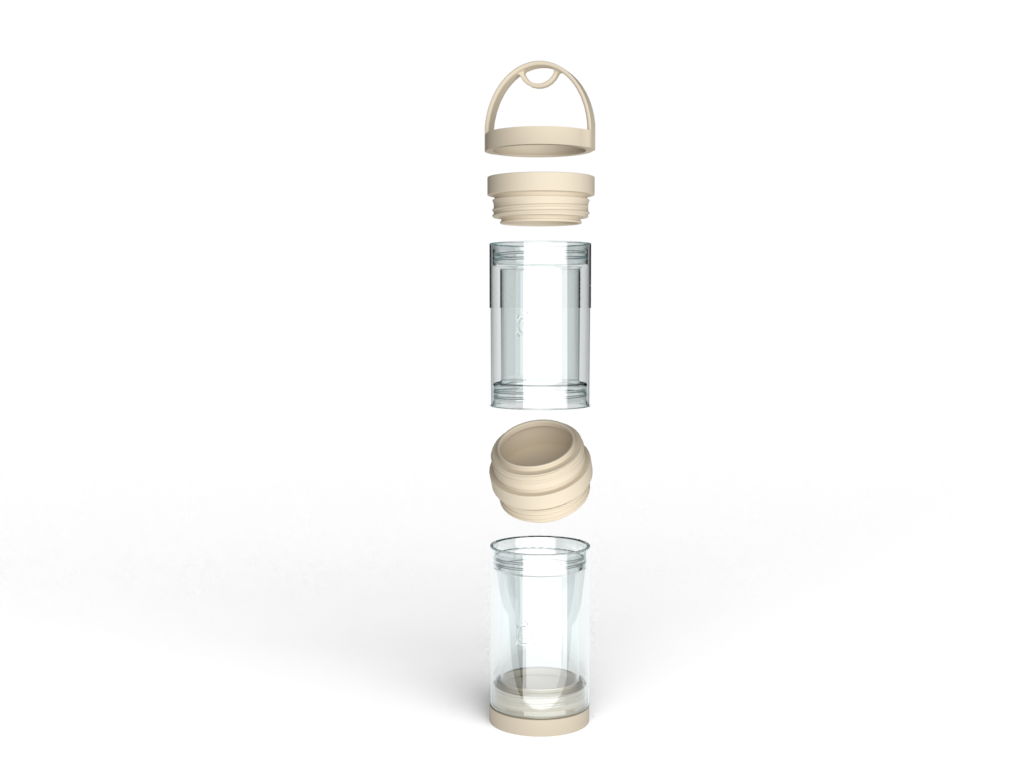 26oz TurtleShell™ Wide Mouth Stainless Steel Bottle w/ Handle