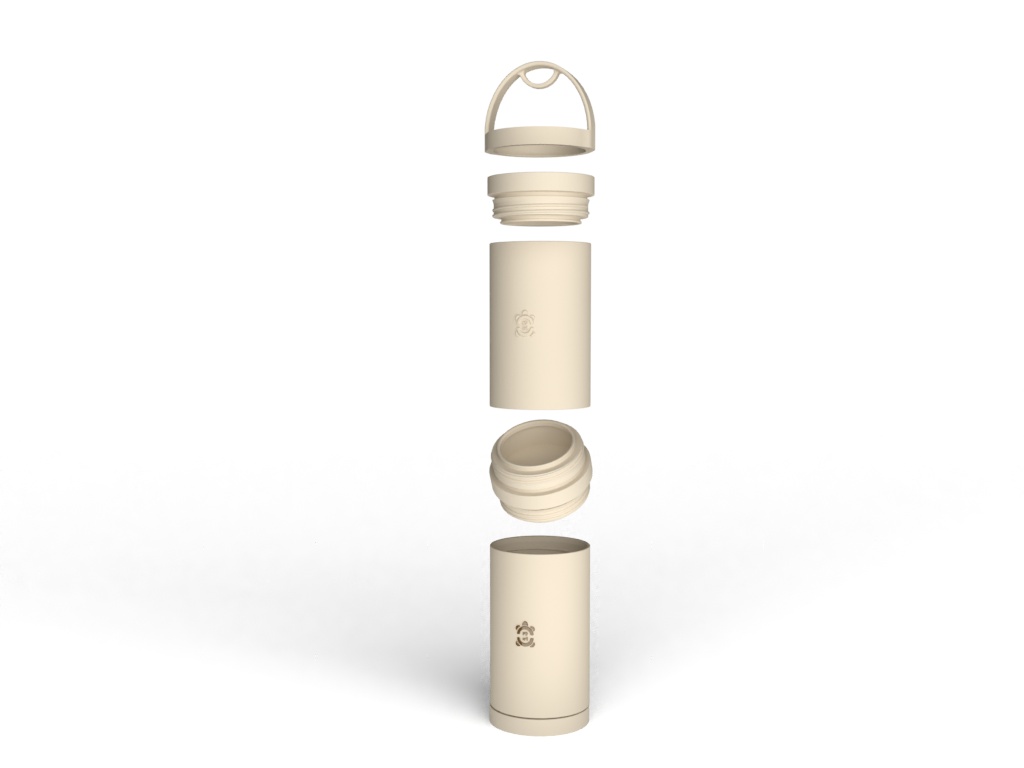 26oz TurtleShell™ Wide Mouth Stainless Steel Bottle w/ Handle